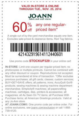 joann fabric 60 coupon